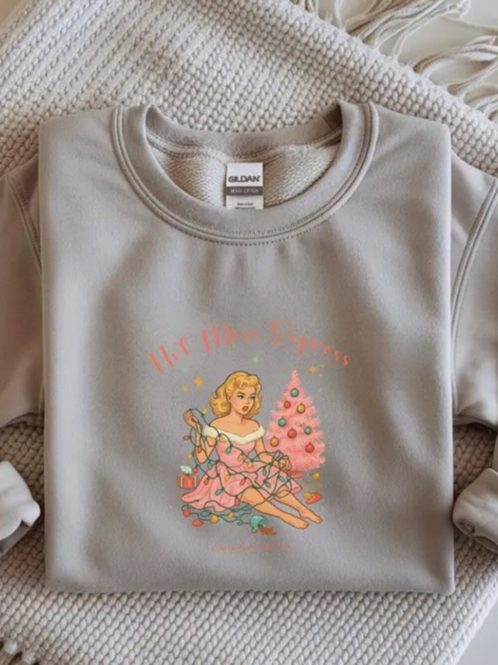 Christmas Fairy Graphic Tee, Pink Christmas Tree T-Shirt, Coquette Holiday Shirt